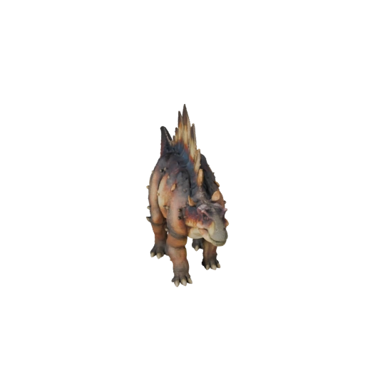 Realistischer Stegosaurus 3D-Modell - Rigged PBR-Asset für Spiele