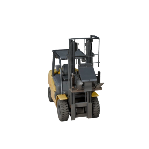 Modèle 3D de chariot élévateur prêt pour le jeu pour une utilisation en temps réel