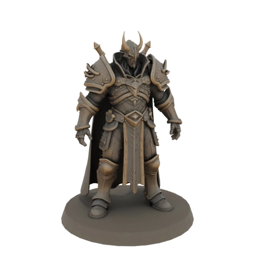 Miniatura STL de Lorde Vampiro Gravebound de Fantasia Sombria