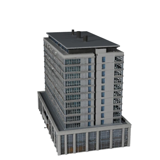 3D-Modell Geschäftszentrum für Blender - Render-Asset