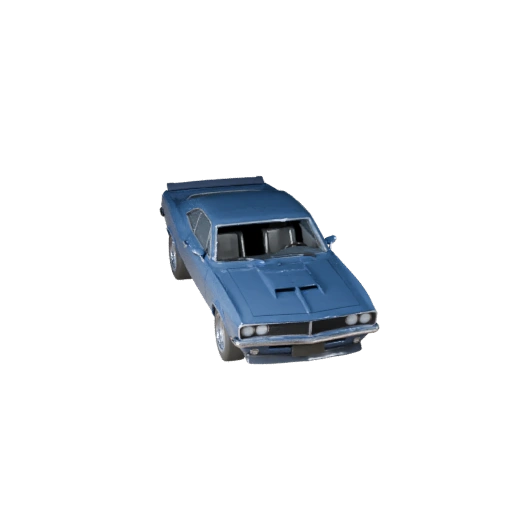 Muscle Car 3D Model for Blender & Games - Realistic PBR