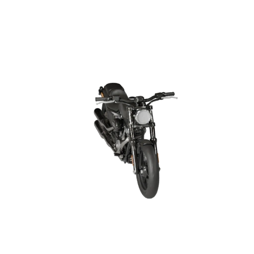 Motocicleta Crucero Inspirada en Harley Modelo 3D - Listo para Juegos