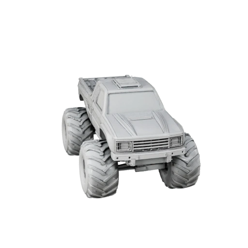 Druckbarer Monster Truck STL 3D-Modell für Sammlerstücke &