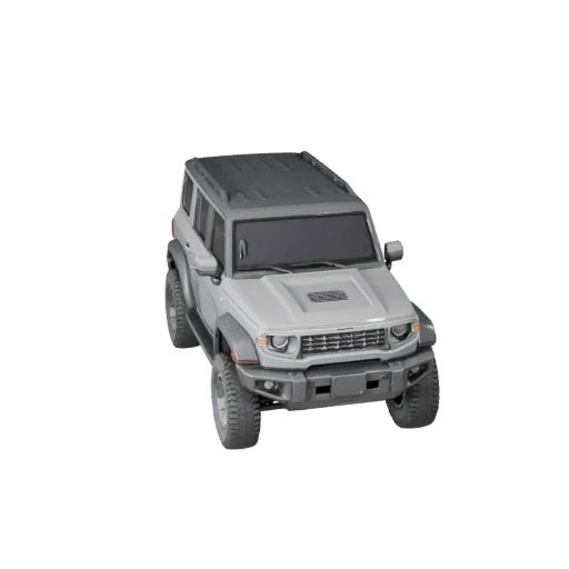 Modelo 3D de SUV Utilitario para Unreal Engine - Activo Listo para Juegos