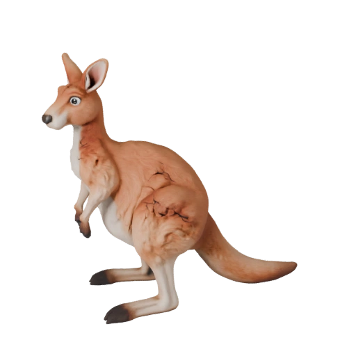 Cartoon Kangaroo 3D Model - Stylized Asset for Animation | PBR