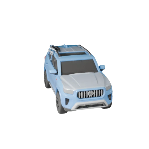 Modelo STL Imprimible de SUV Familiar - Exhibición Coleccionable (Legacy)