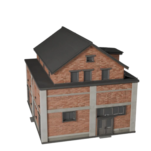 High Poly Mountain Cabin 3D Model for Archviz for Architecture