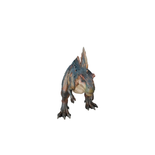 Modèle 3D Dilophosaurus Dessin Animé - Actif Stylisé pour l'Animation