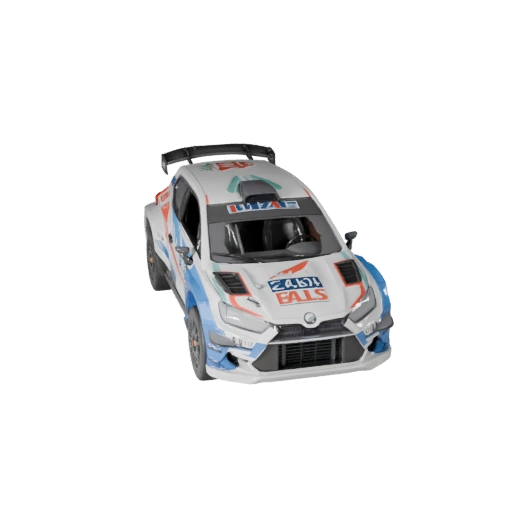 Druckfertiger Rallye-Auto STL 3D-Modell - Display & Sammlerstücke (Legacy)