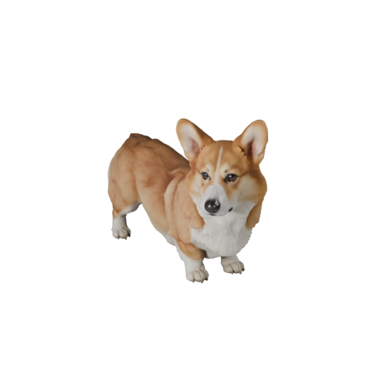 Realistischer Corgi Hund 3D Modell - Rigged PBR Asset für Spiele | PBR