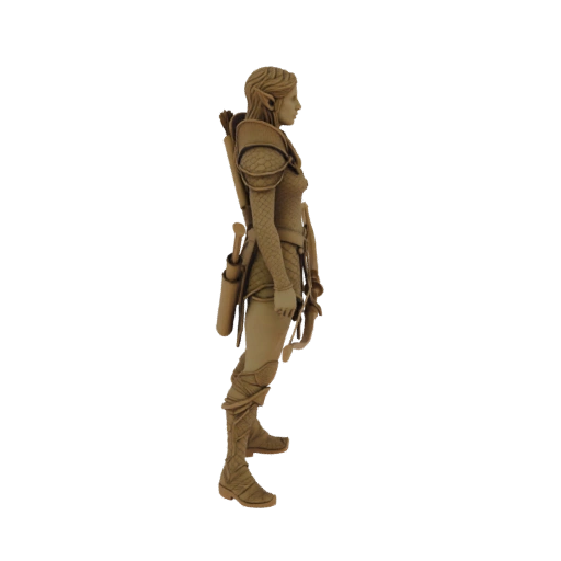 Fantasy Elf Ranger Miniature STL - Stealth