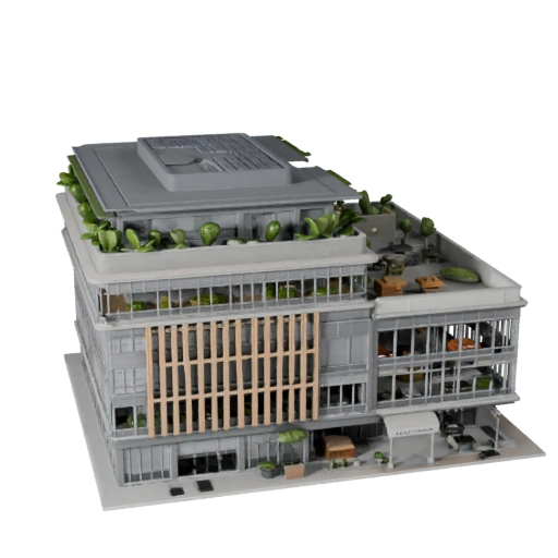 Startup Hub Office 3D Model for Unity - Game Asset