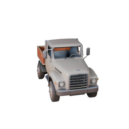 Vintage Cargo Truck 3D Model - Game Ready PBR Transport