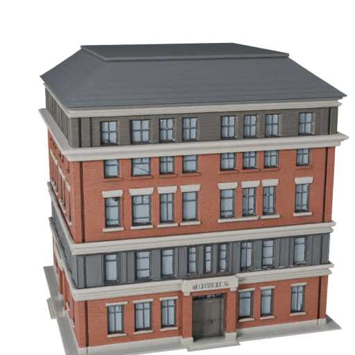 Modelo 3D de Bungalô de Alta Poligonagem para Archviz de Arquitetura