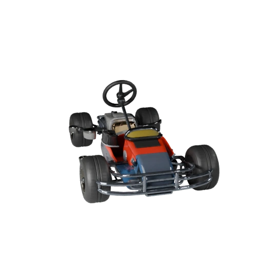 Game Ready Go Kart 3D Model for Realtime Use PBR Asset