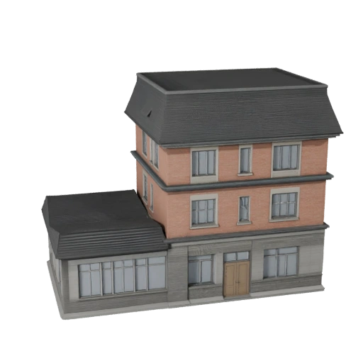 Modèle 3D de maison ranch haute poly pour Archviz pour l'architecture