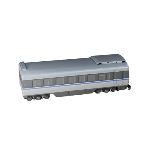 High Speed Train 3D Model for Blender - Realistic PBR