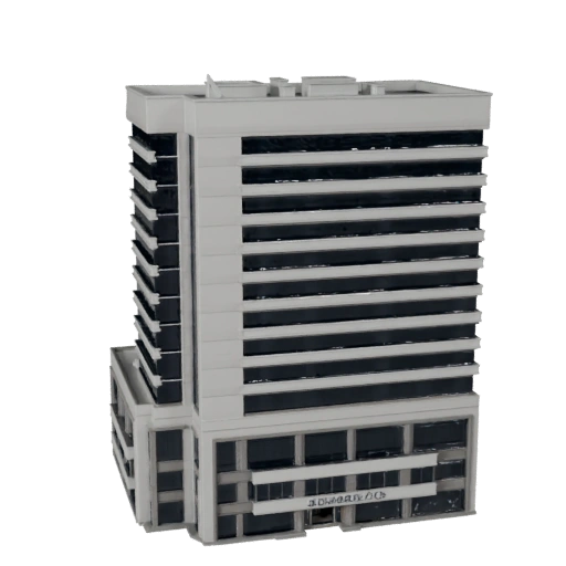 Modèle 3D de bureau de poste haute poly pour Archviz pour l'architecture