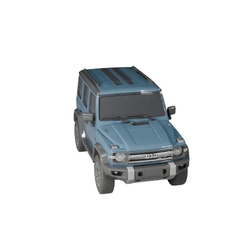 Modelo 3D de SUV Utilitario para Unity - Activo de Juego Poligonal Bajo (Legacy)