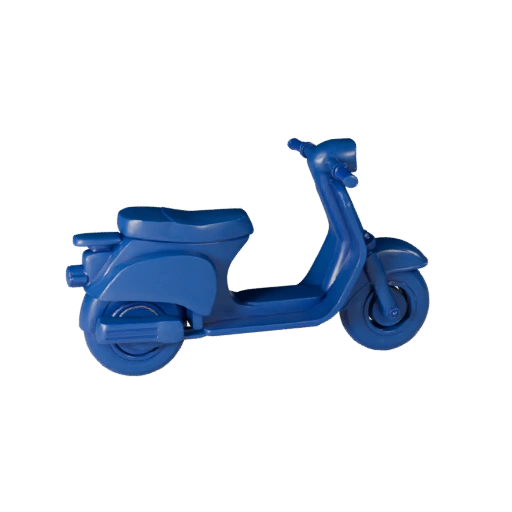 Printable Scooter STL 3D Model for Collectibles & Display