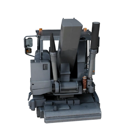 Camion Grue Haute Poly Modèle 3D pour Rendu Studio - PBR
