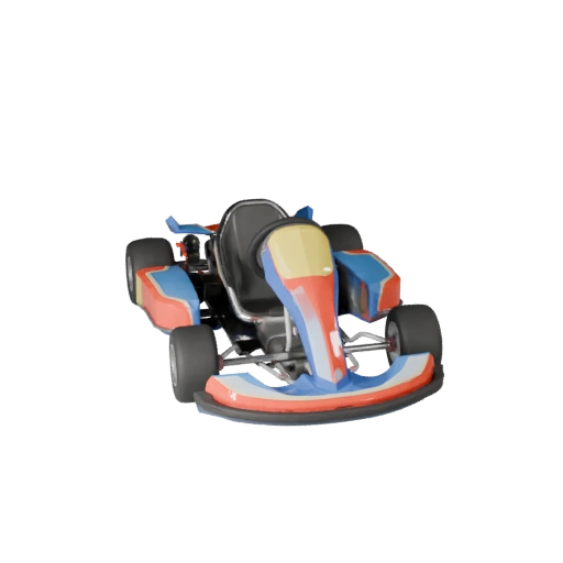 Go Kart 3D Model for Unity - Low Poly Game Asset Pro