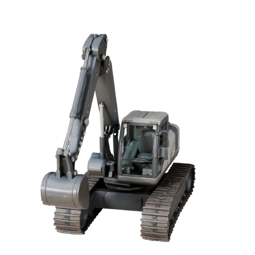 Telehandler 3D Model for Unity - Low Poly Game Asset