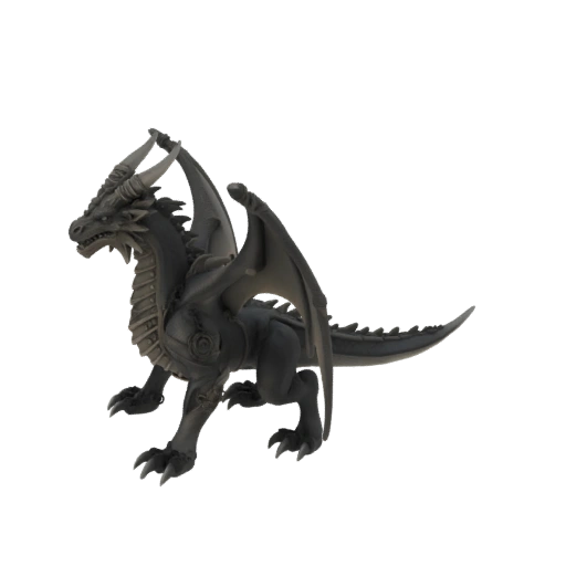 Dark Fantasy Dragon Boss Miniature STL - Command