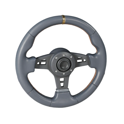 Lenkrad 3D-Modell für Blender & Spiele - PBR-Asset