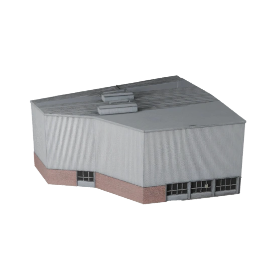 High Poly Distribution Center 3D Model for Archviz