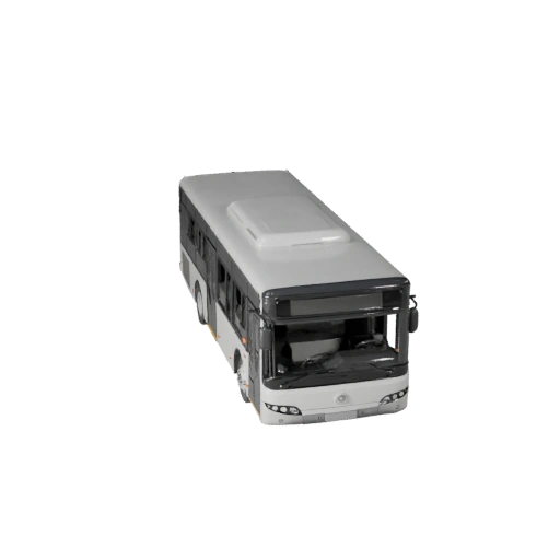 Stadtbus 3D-Modell für Unity - Low Poly Game Asset Pro