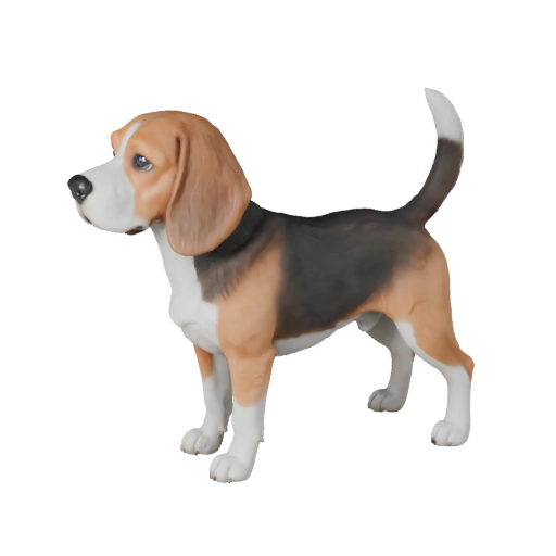 Beagle Dog 3D Model for Blender - PBR Asset with Textures | PBR