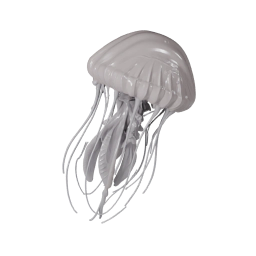 Modelo 3D de Medusa Realista - Asset PBR Rigged para Jogos | PBR