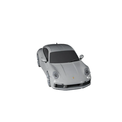 Voiture de sport inspirée de porsche Modèle 3D - Prêt pour le jeu PBR