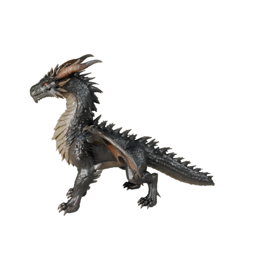 Dragon de Forêt Réaliste Modèle 3D - Asset PBR Riggué pour Jeux