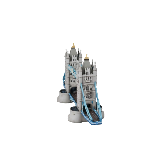 Tower Bridge 3D Model for Blender - Render Asset for Architecture