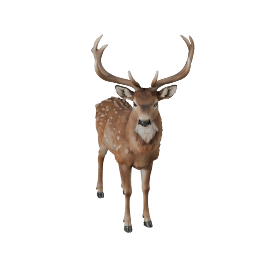 Modelo 3D de Veado Realista - Asset PBR Rigged para Jogos | Livre de Royalties