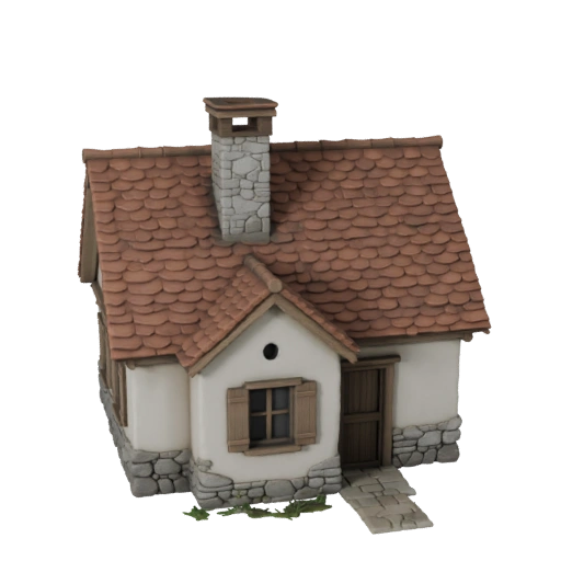 Cottage 3D Model - Realistic Archviz Asset for Architecture