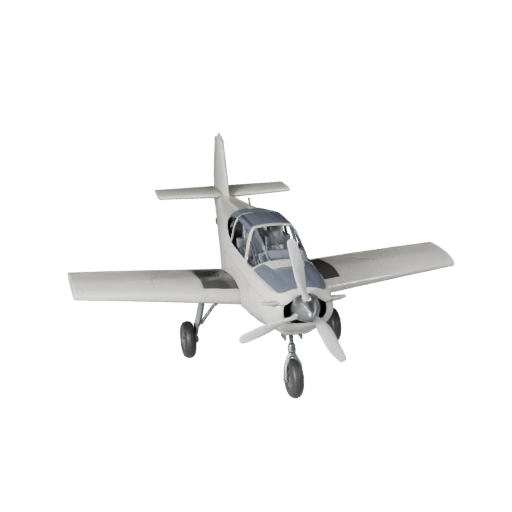 Propeller Plane 3D Model for Blender - Render Ready Asset