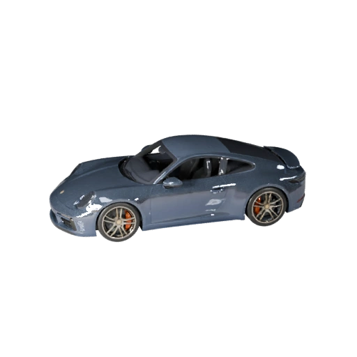 Voiture de sport inspirée de porsche 3D Model pour Unity - Low poly