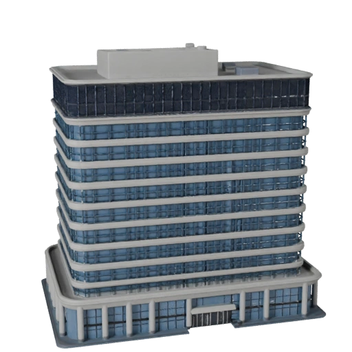 Commercial Office Complex 3D Model for Unreal - Realtime Asset