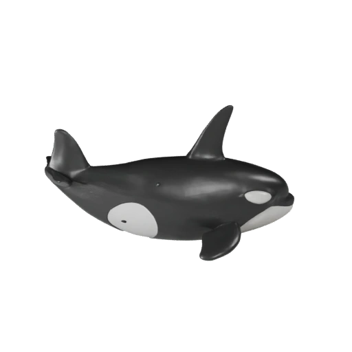 Modèle 3D d'Orque de Dessin Animé - Asset Stylisé pour Animation | Libre de Droits