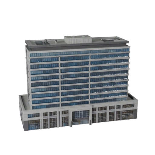 High Poly Research Institute Office 3D Model for Archviz