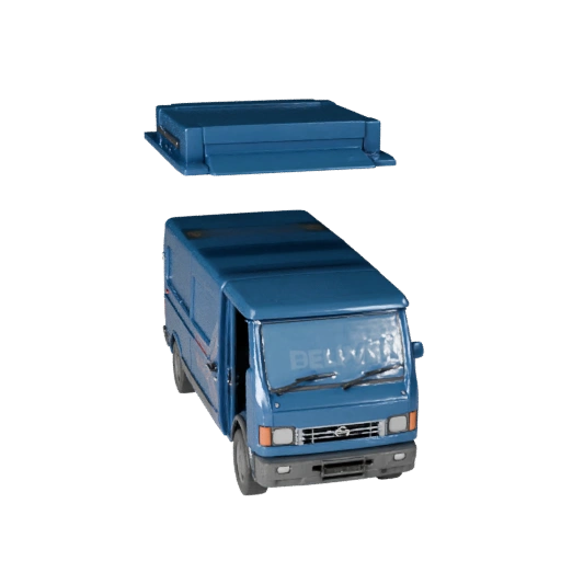 Printable Delivery Van STL 3D Model for Collectibles & (Legacy)
