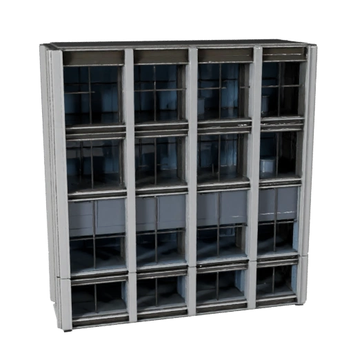 Curtain Wall Facade 3D Model for Blender - Render Asset