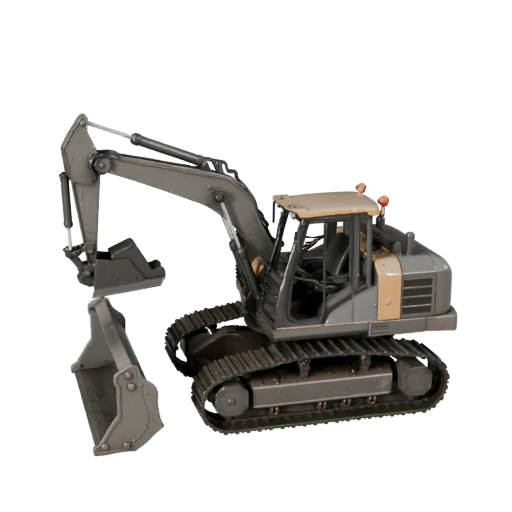 Asphalt Paver 3D Model for Unreal Engine - Game Ready