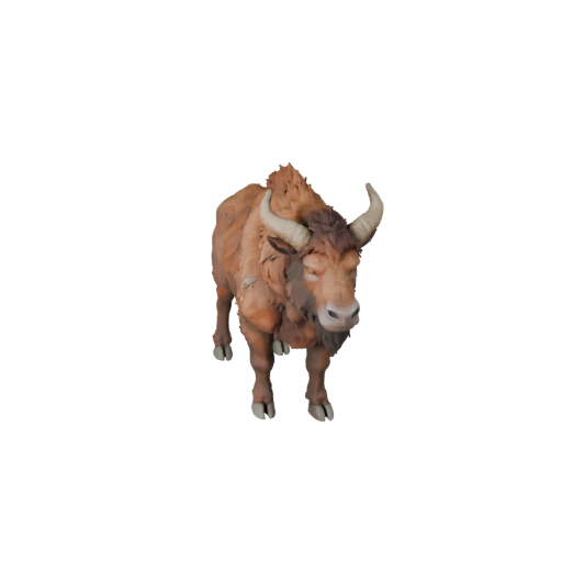 Low Poly Bison 3D Model - Unity Game Asset with FBX | Royalty-Free