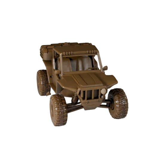 Modèle 3D STL Imprimable de Buggy de Rallye Désert - Affichage