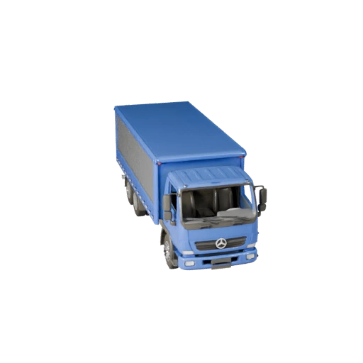 Camión Plataforma 3D para Blender - Asset Listo para Render