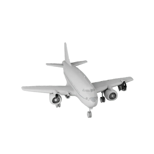 Modelo STL Imprimível de Aeronave Antiga para Colecionáveis
